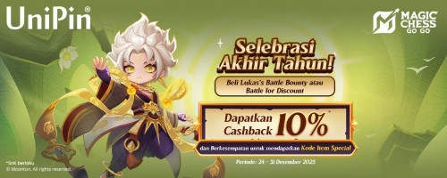 MCGG Selebrasi Akhir Tahun! Buruan Top Up dan Dapatkan Item Code Terbatas!